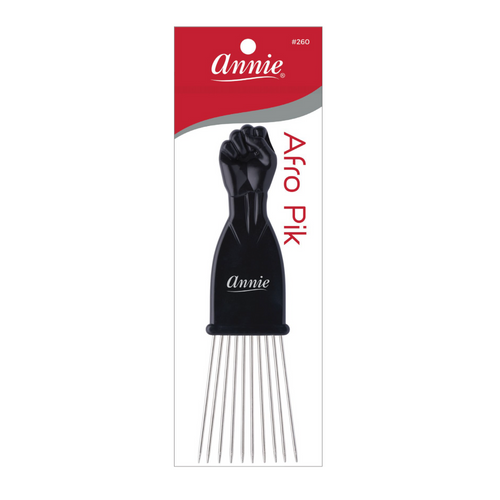Annie Afro Styling Pik 2.5 Inch Short, 1 Count, Black
