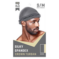 Mr. Durag Silky Spandex Crown Turban, 1 Count, Assorted Colors
