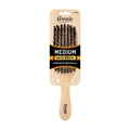 Annie Medium Wooden Wave Brush Boar & Nylon Bristle, 1 Count, Light Brown