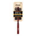 Annie Hard Boar & Nylon Bristle Round Brush 2 1/8 Inch, 1 Count, Dark Brown