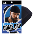 Mr. Durag Cotton Dome Cap, 1 Count, Black