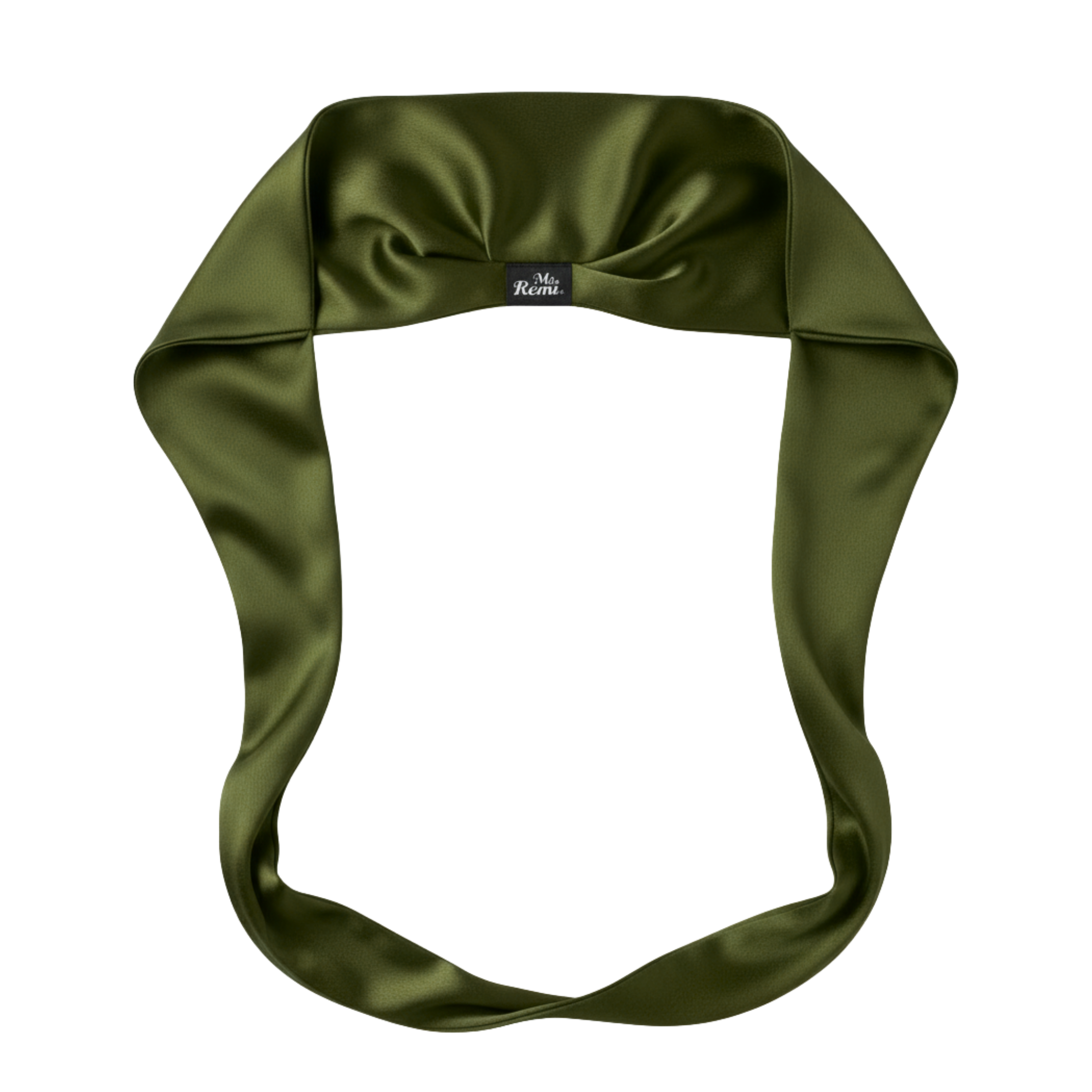 Ms. Remi Effortless Turban Scarf Open Top, 1 Count, Burgundy & Olive