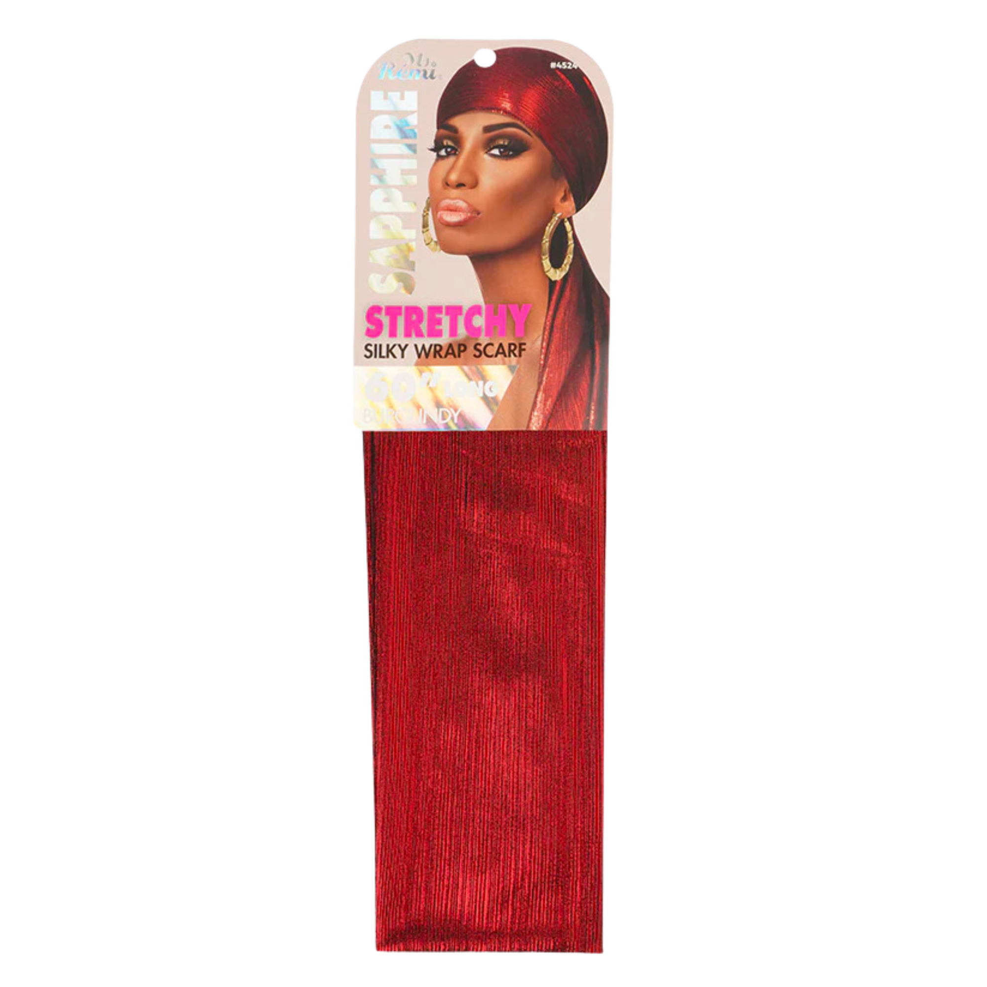 Ms. Remi Sapphire Silky Wrap Scarf 60 Inch, 1 Count, Assorted Colors