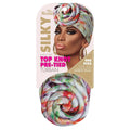 Ms. Remi Silky Top Knot Pre-Tied Turban, 1 Count, Assorted Patterns