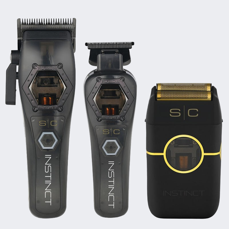 StyleCraft Metal Instinct Collection – Clipper, Trimmer & Shaver Combo