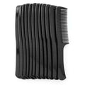 Annie Curved Teeth Bush Comb 9 Inch, 12 Count, Black