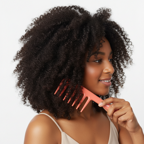 Annie Effortless Detangler Comb, 1 Count, Orange