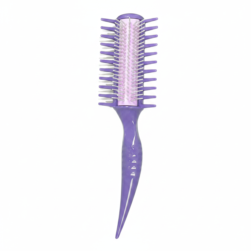 Annie Effortless Q Style & Define Brush Nylon Bristles, 1 Count, Assorted Colors