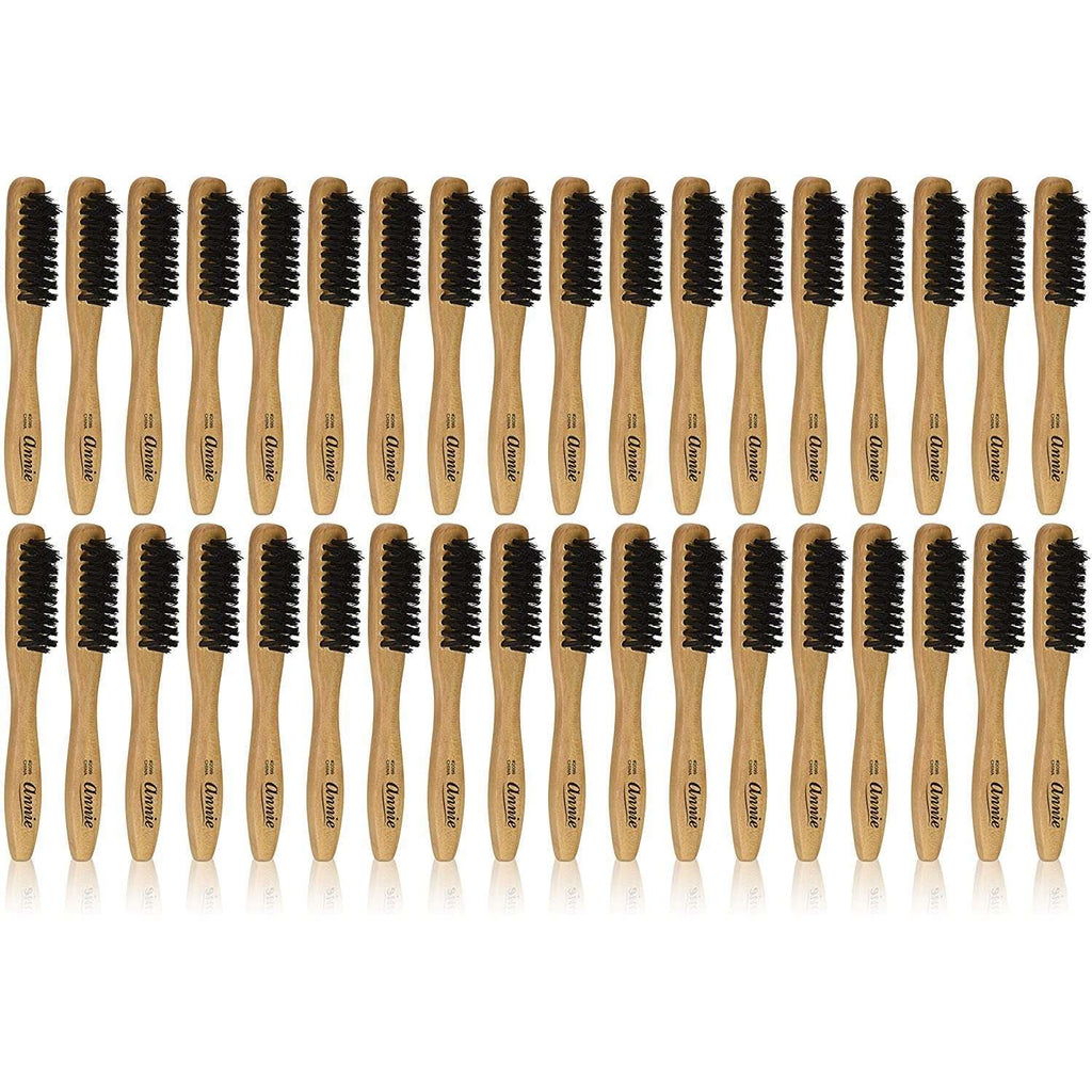Annie Hard Cleaning Brush Display, 36 Count Bulk Bristle Brush, Light Brown