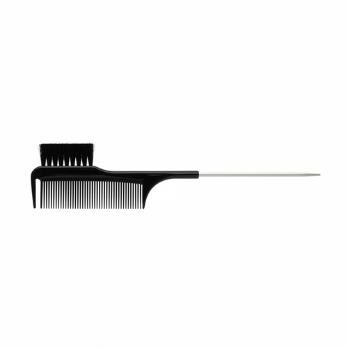 Annie All In One Carbon Edge Brush & Comb, 1 Count, Black