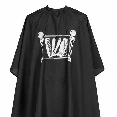 Annie Cutting Cape Barber Pattern, 1 Count, Black