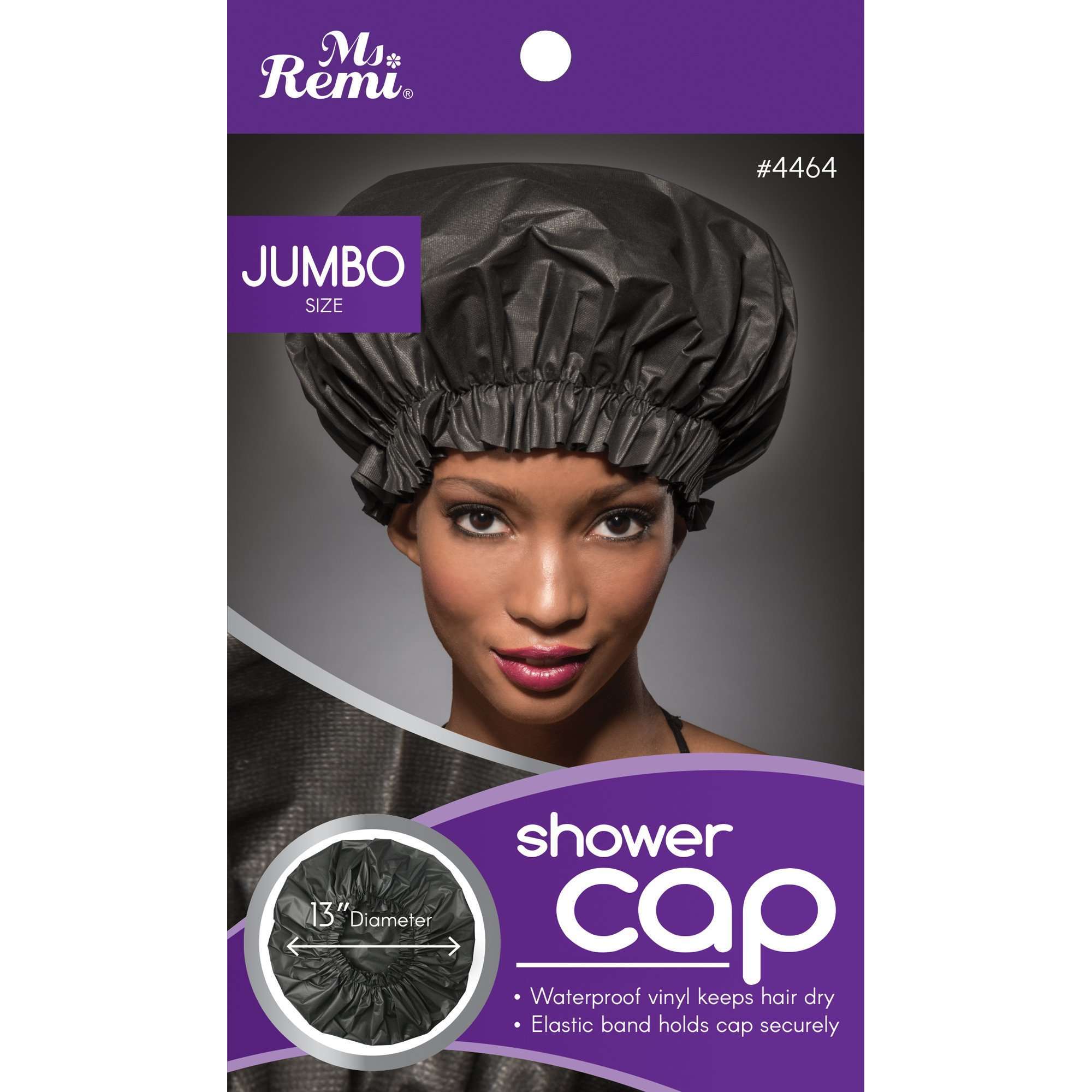 Ms. Remi Shower Cap Jumbo, 1 Count, Assorted Colors