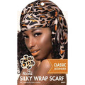 Ms. Remi Silky Wrap Scarf, 1 Count, Classic Leopard