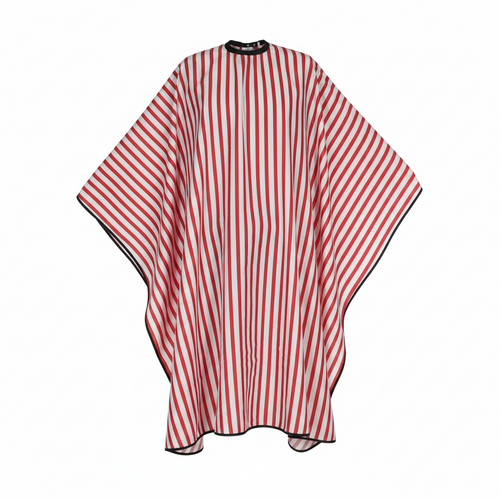 Annie Barber Styling Cape, 1 Count, Red & White Stripes